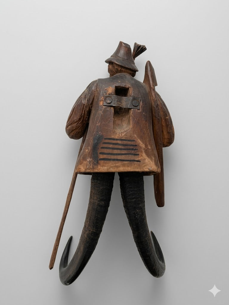 Gamsmandl-Kleiderhaken aus dem Ausseerland (um 1800)