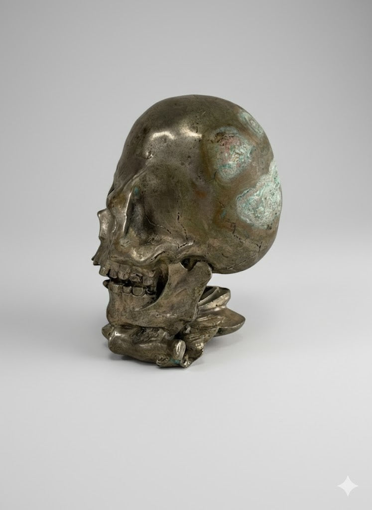 Ausdrucksstarker Totenkopf (um 1900)