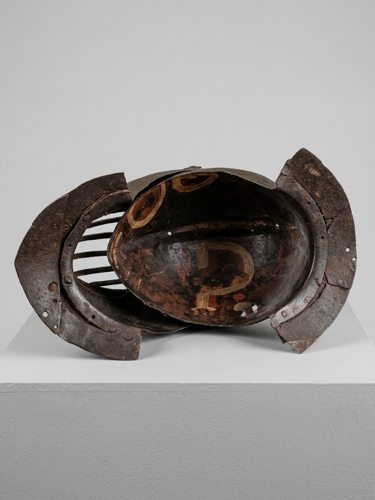 Historischer Turnierhelm – Umbau zum Schlachthelm (um 1600)