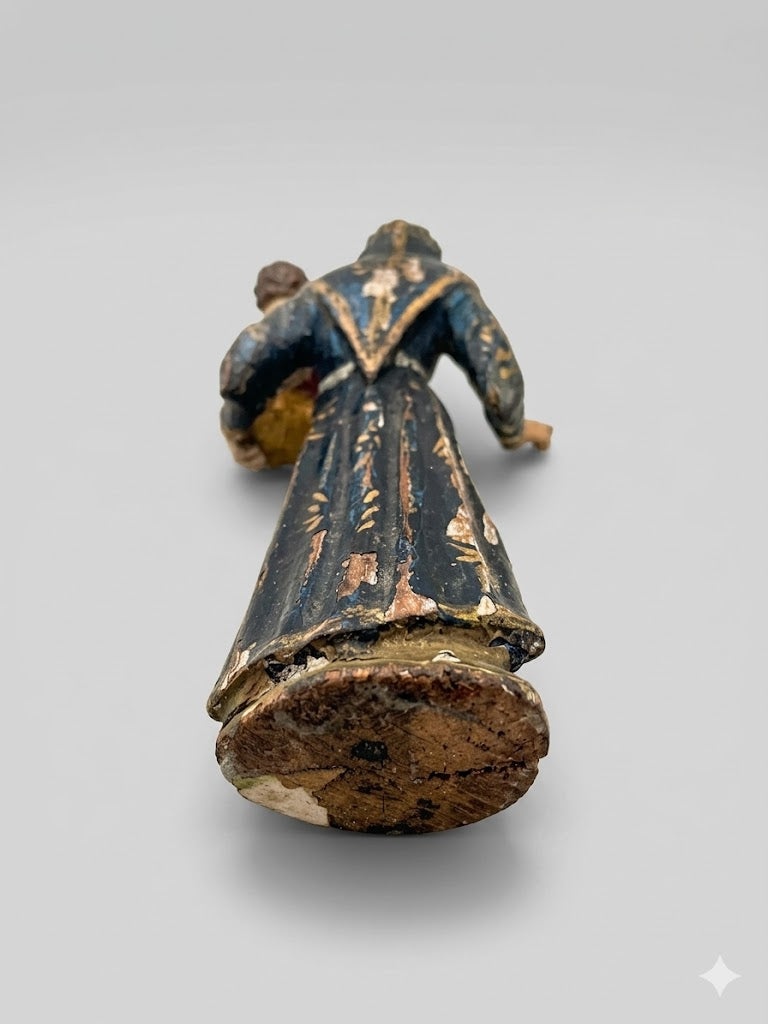 Sakrale Miniatur: Heiliger Antonius mit dem Jesuskind