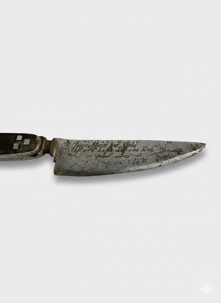 Prunkvolles Fuhrmanns- oder Jagdmesser (um 1850)