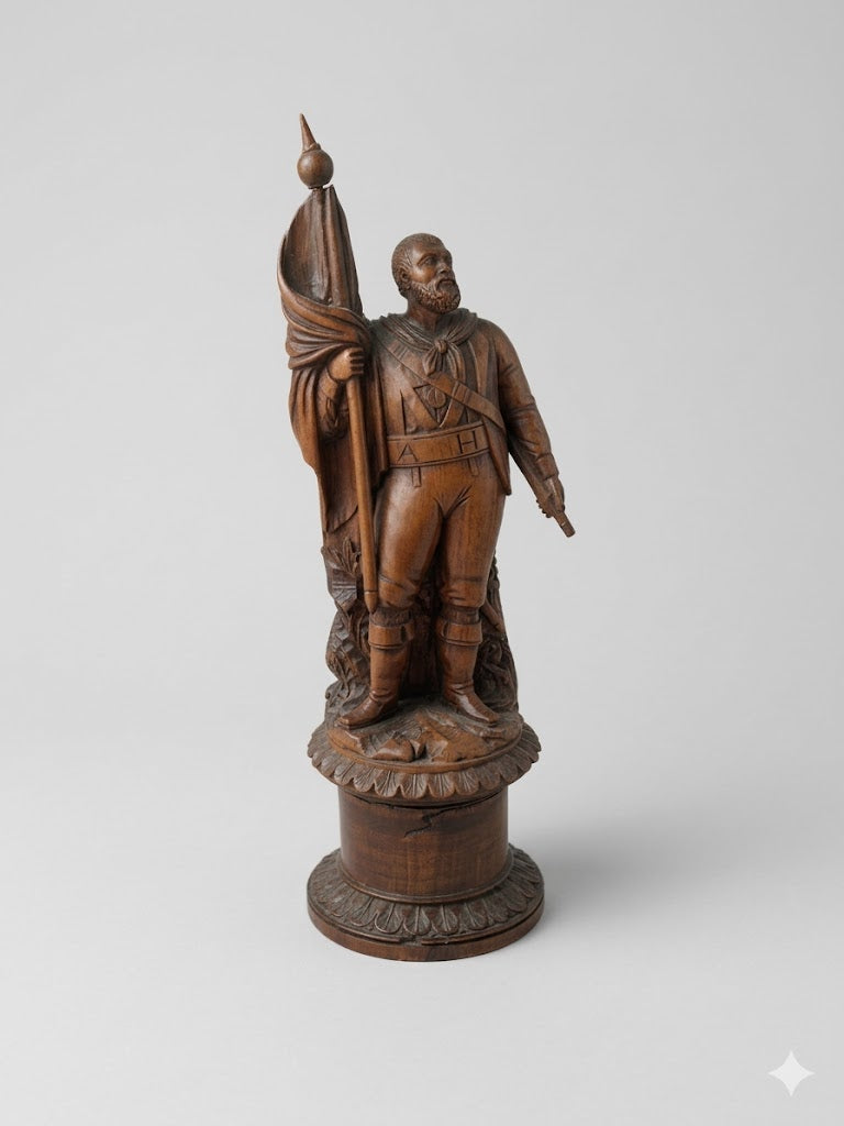 Tiroler Geschichte in Holz: Andreas Hofer (um 1900)