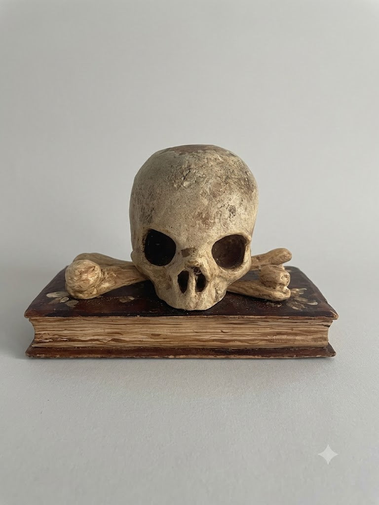 Rares Memento Mori Antik-Objekt um 1900