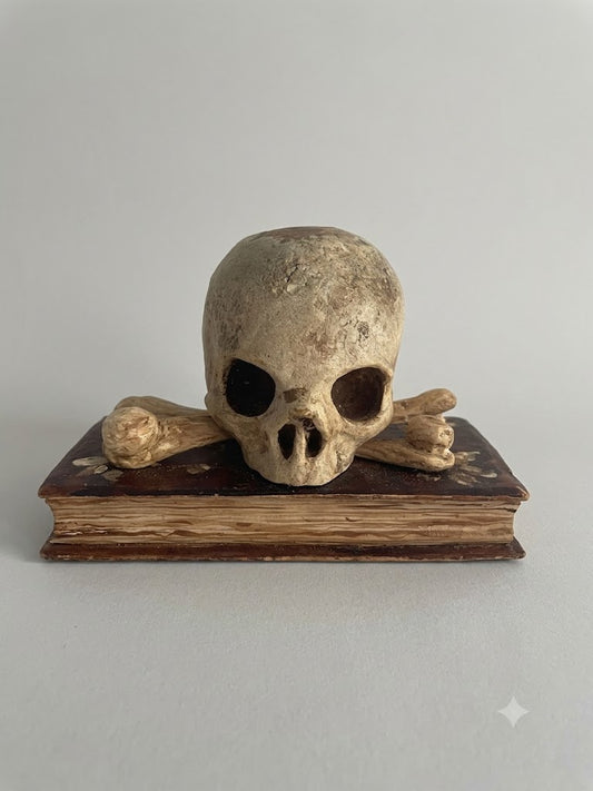 Rares Memento Mori Antik-Objekt um 1900