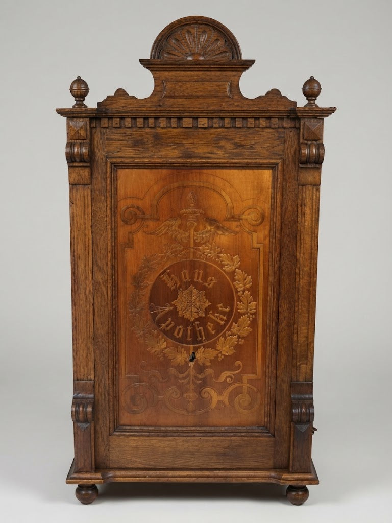 Antiker Deutscher Hausapothekenschrank der Gründerzeit - 1880
