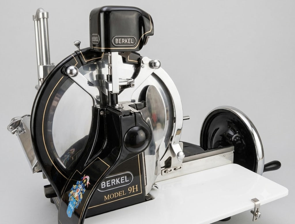 Van Berkel Modell 9H – Historische Schwungradaufschnittmaschine aus meisterhafter Fertigung