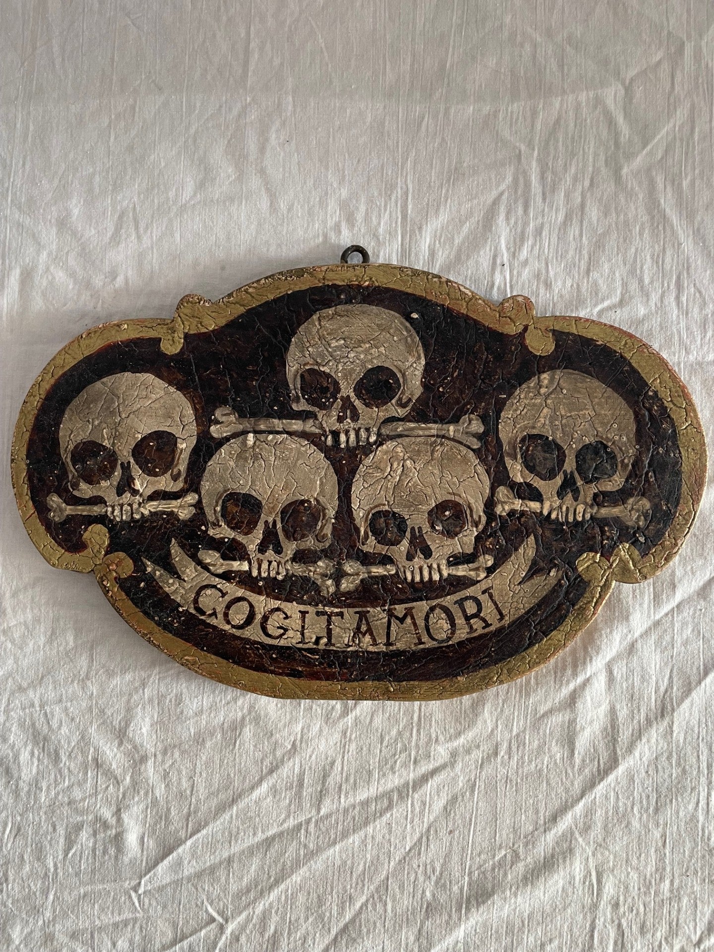 Südtiroler Totentafel „Cogitamori“ (um 1900)