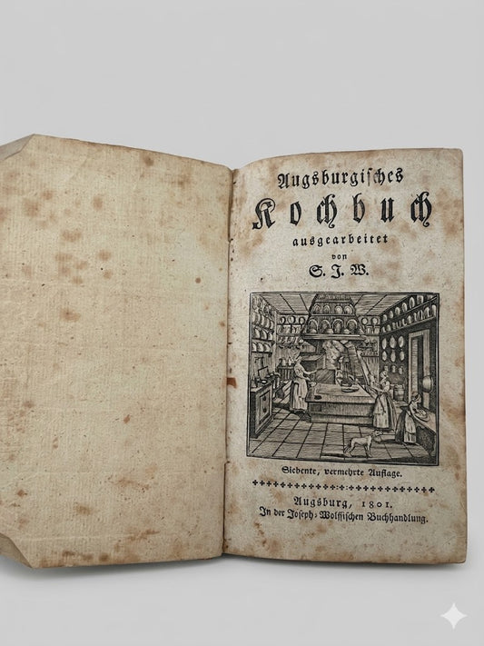 Augsburgische Kochbuch aus dem Jahr 1801