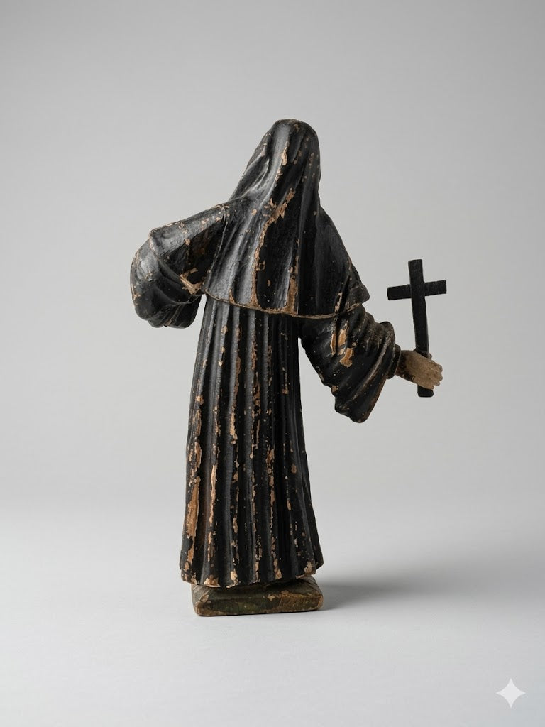 Sakrale Stille: Antike Klosterfrau (um 1850)