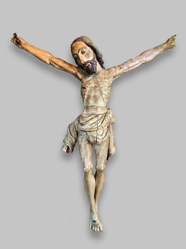 Musealer spätgotischer Christuskorpus – Um 1520/1530