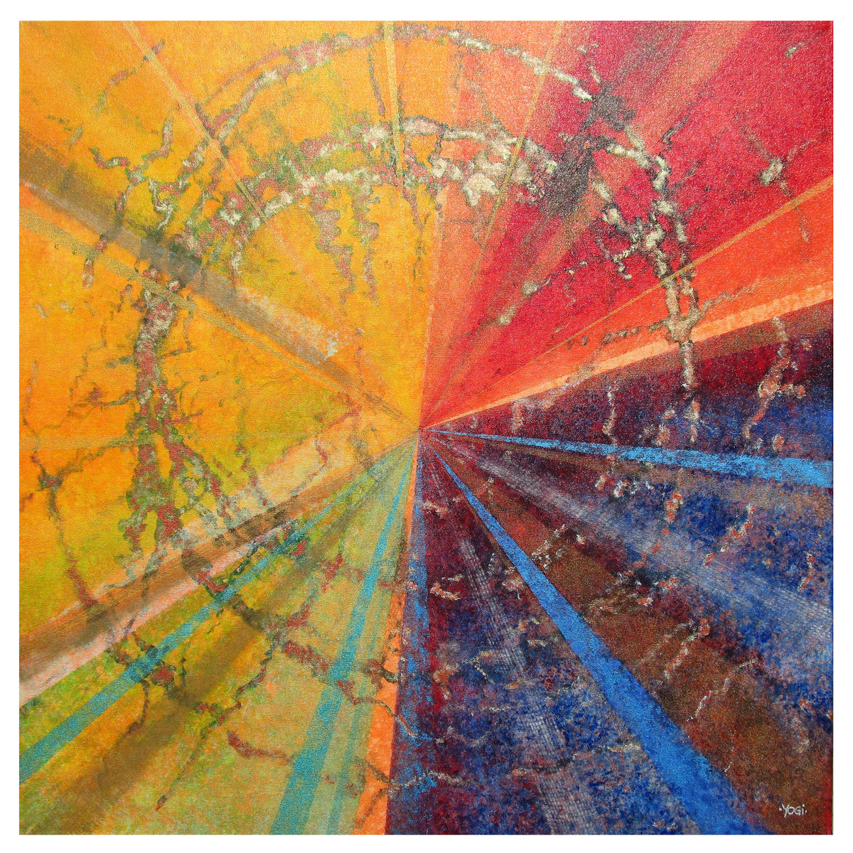 Jörg „Yogi“ Schäfer – „Turmalin 1“ (2016) | Originalgemälde auf Leinwand