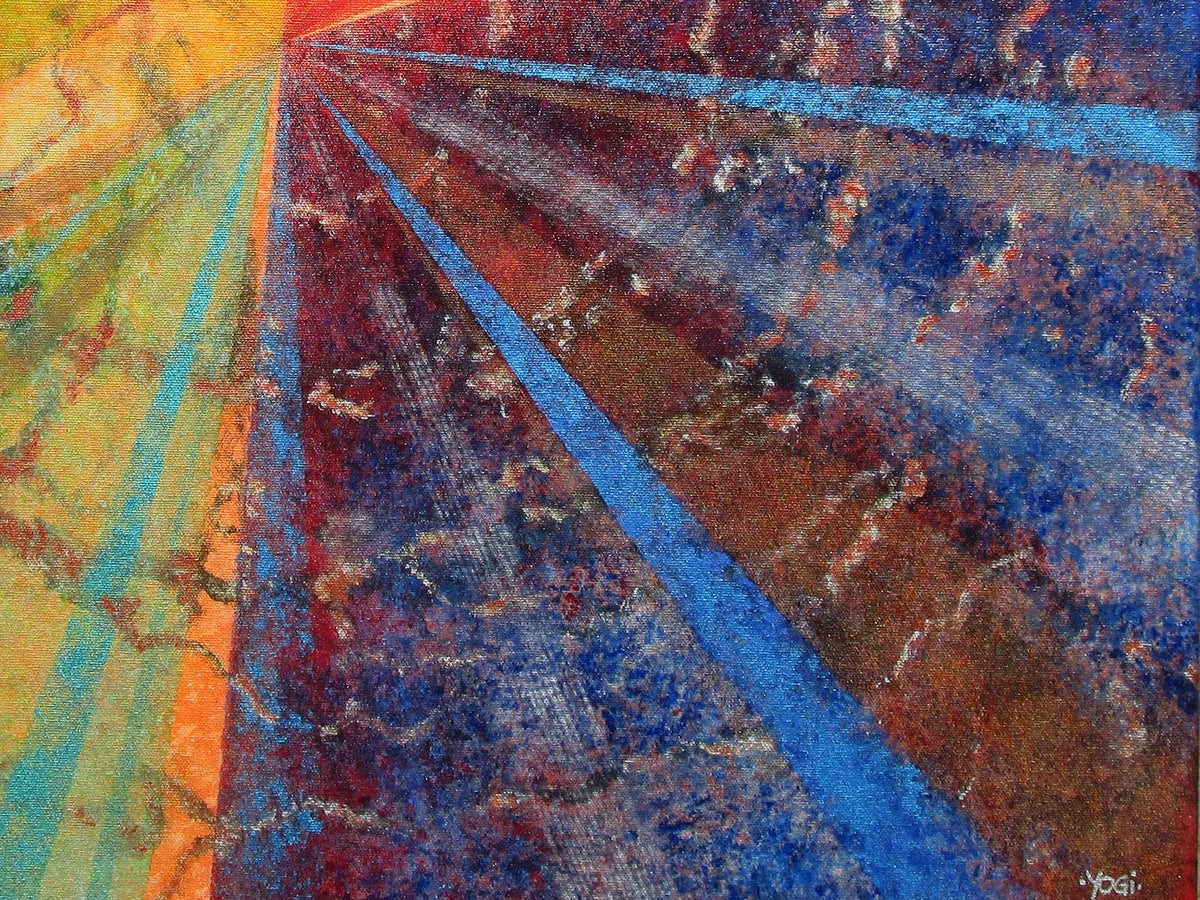Jörg „Yogi“ Schäfer – „Turmalin 1“ (2016) | Originalgemälde auf Leinwand