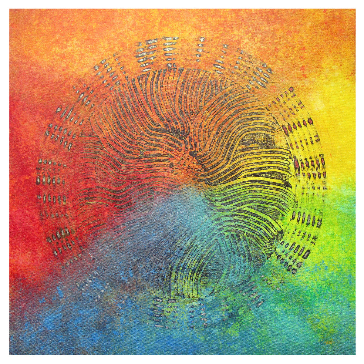 Jörg „Yogi“ Schäfer – „Turmalin 2“ (2016) | Originalgemälde auf Leinwand