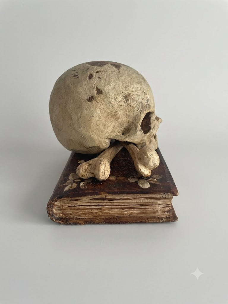 Rares Memento Mori Antik-Objekt um 1900