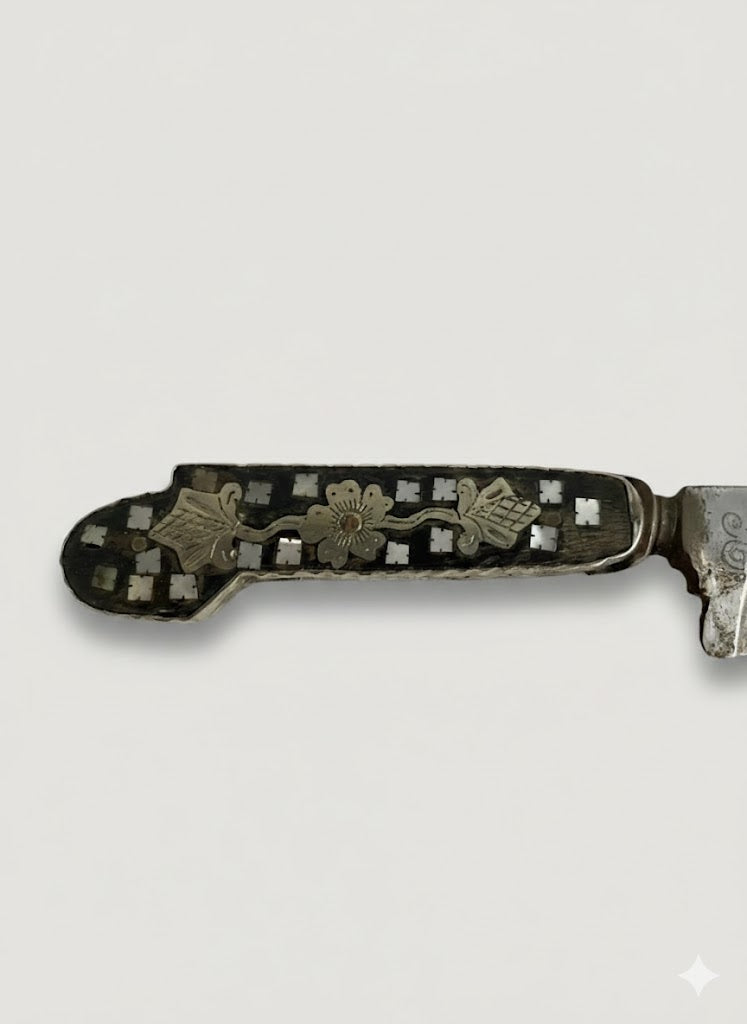 Prunkvolles Fuhrmanns- oder Jagdmesser (um 1850)