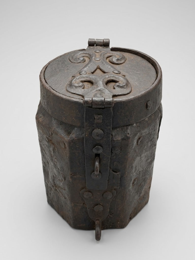 Seltene barocke Reisekasse / Geldtresor – Um 1750