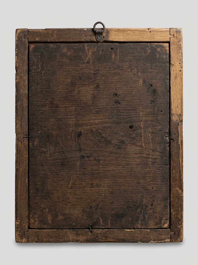 Bedeutender barocker Reliquienschrein / Klosterarbeit mit Maria Hilf und Heiligenreliquien (um 1700)