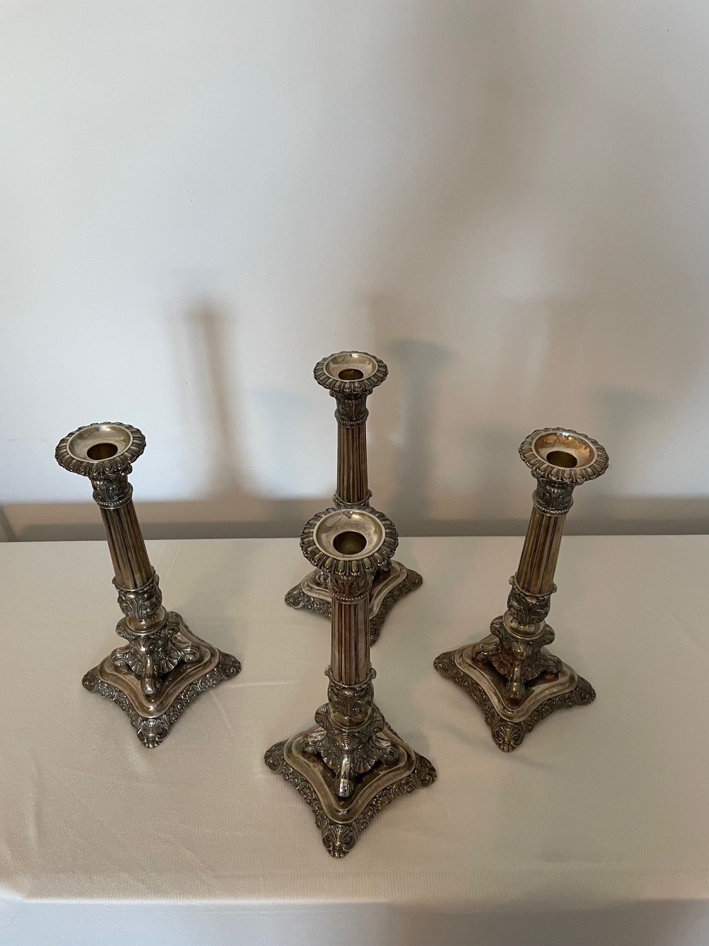 4 Silber Leuchten