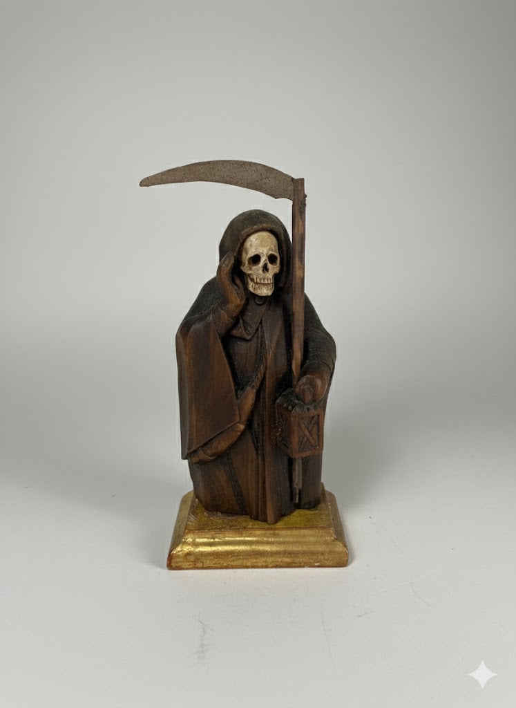 Prunk-Skulptur auf Blattgold-Sockel (19. Jahrhundert)