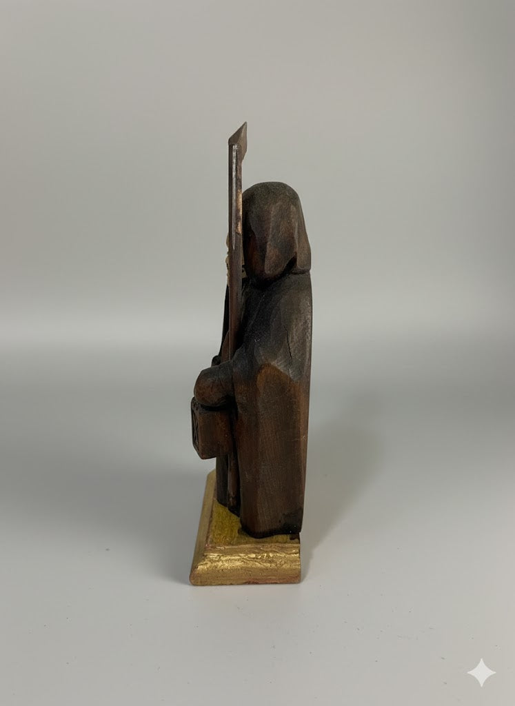 Prunk-Skulptur auf Blattgold-Sockel (19. Jahrhundert)