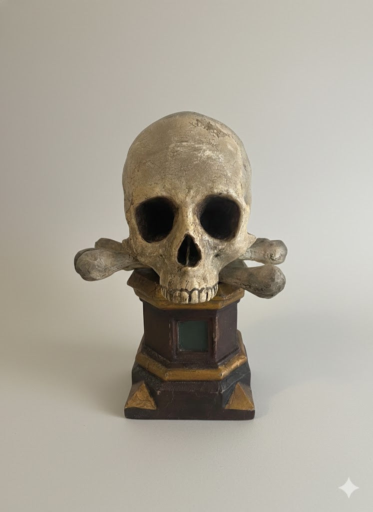 Totenkopf mit gekreuzten Knochen