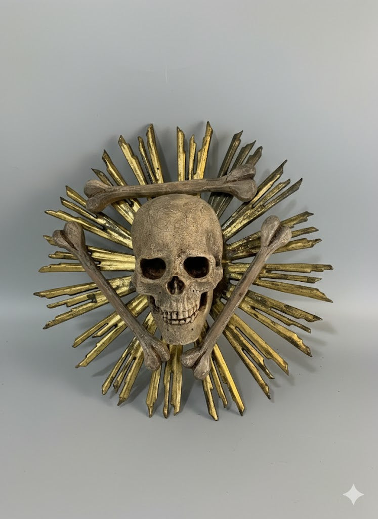 Totenkopf im Strahlenkranz (19. Jahrhundert)