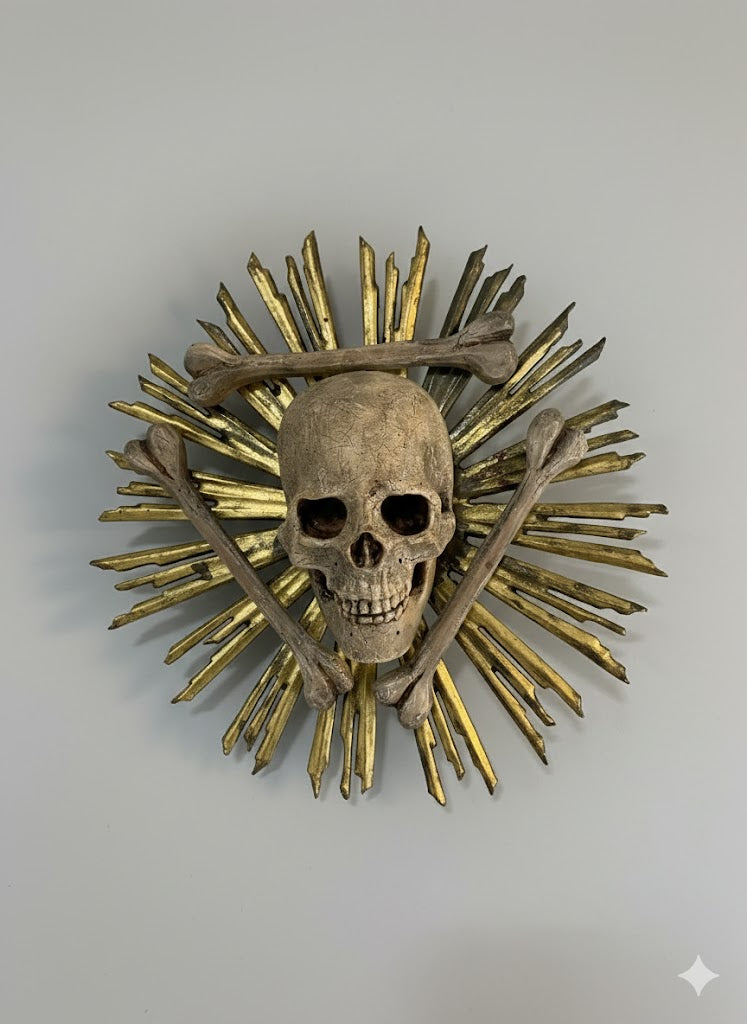 Totenkopf im Strahlenkranz (19. Jahrhundert)