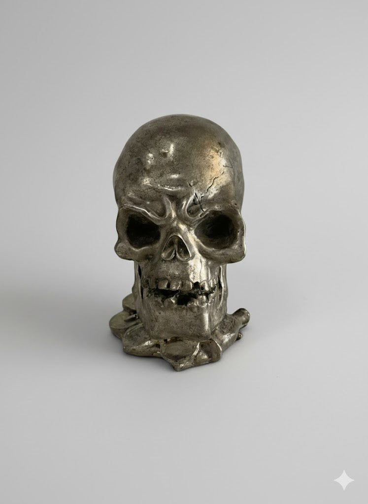 Ausdrucksstarker Totenkopf (um 1900)