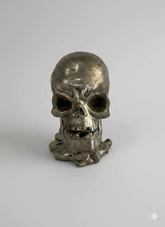 Ausdrucksstarker Totenkopf (um 1900)