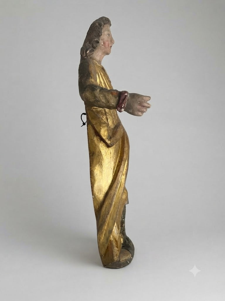 Barock-Skulptur: Heiliger Johannes mit Adler (ca. 1700)