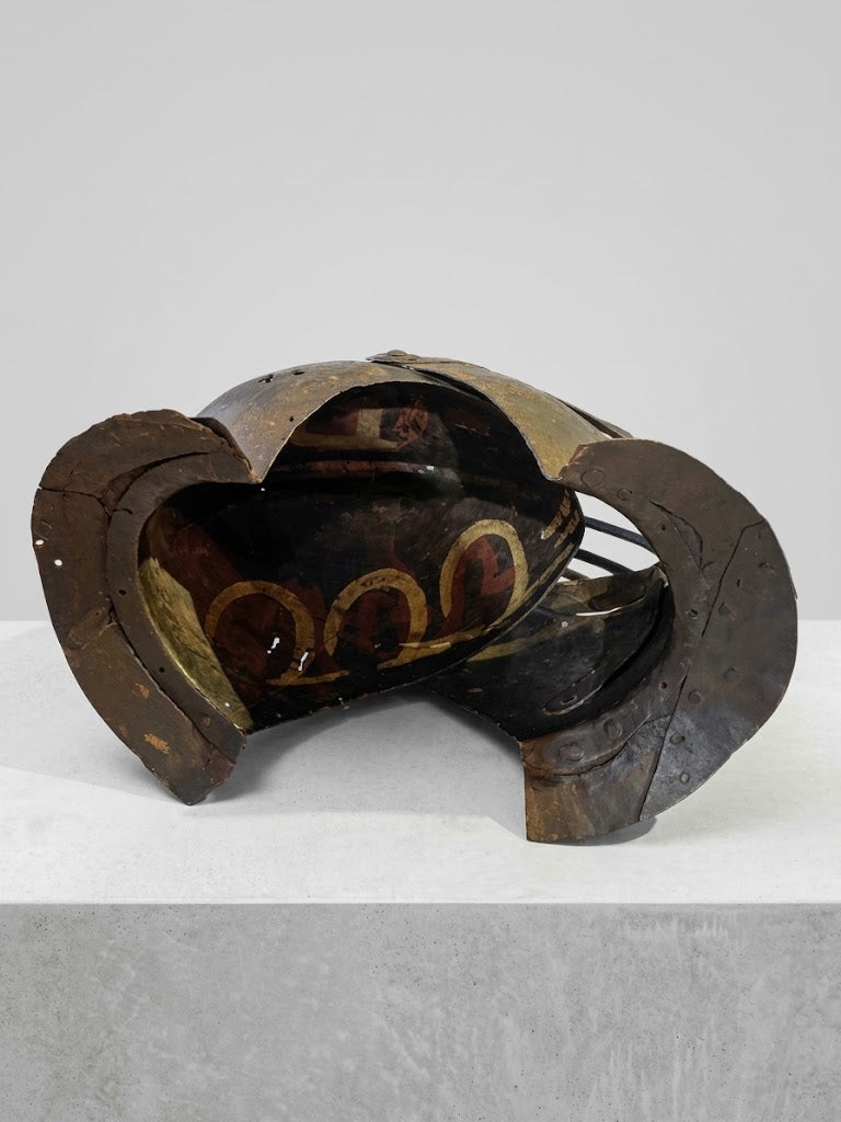 Historischer Turnierhelm – Umbau zum Schlachthelm (um 1600)