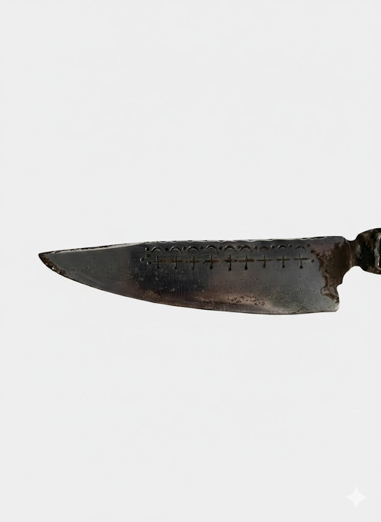 Prunkvolles Fuhrmanns- oder Jagdmesser (um 1850)