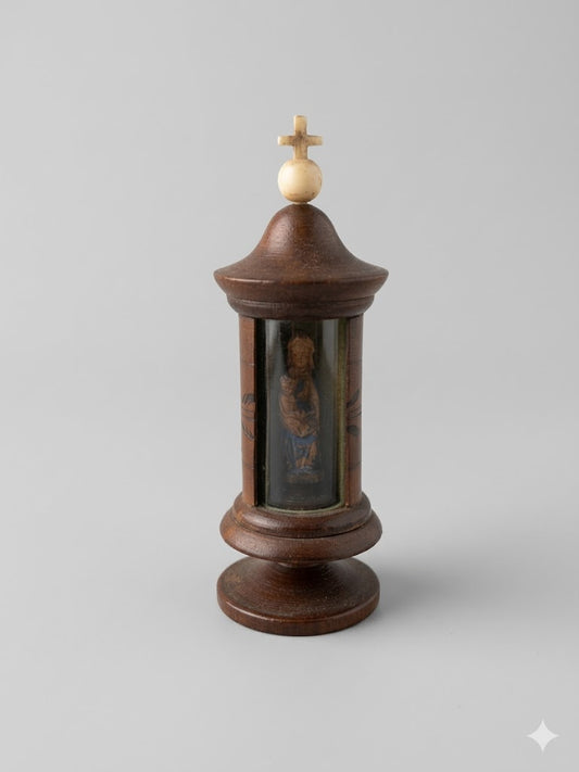 Spiritueller Begleiter: Antiker Miniatur-Reisealtar (um 1800)